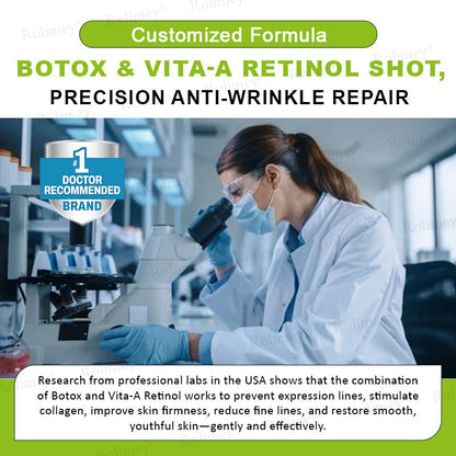 👨‍⚕️👨‍⚕️Made and shipped from the USA 💫Rolimey® Botox & Vita-A Retinol Shot Wrinkle-Lift Tightening cream - Last Day Promotion 50% OFF