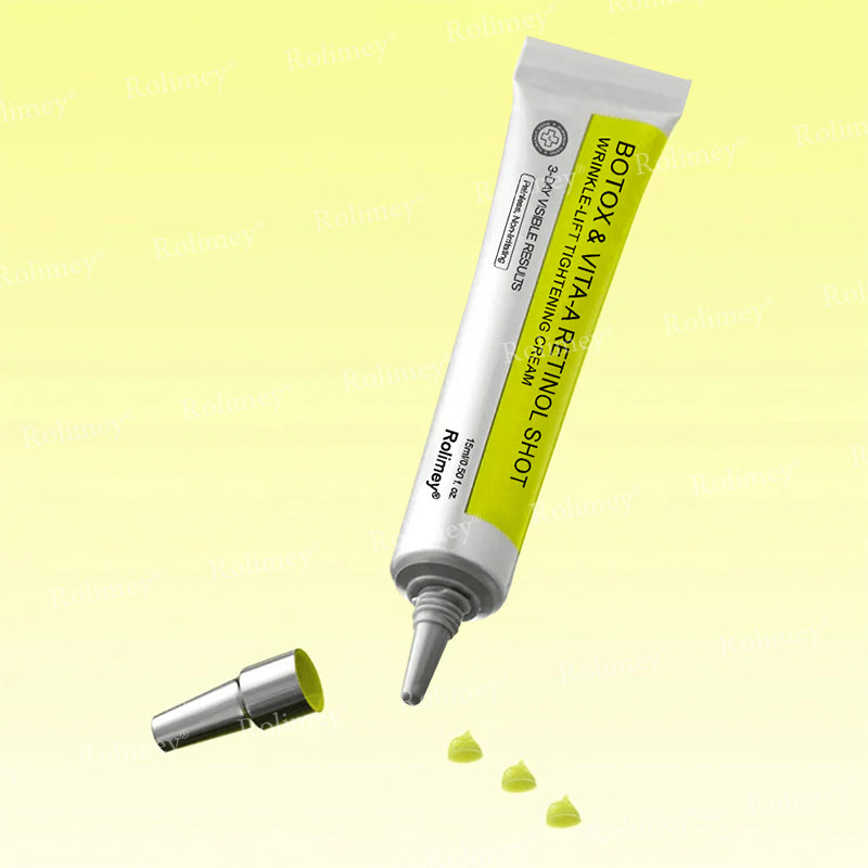 👨‍⚕️👨‍⚕️Made and shipped from the USA 💫Rolimey® Botox & Vita-A Retinol Shot Wrinkle-Lift Tightening cream - Last Day Promotion 50% OFF