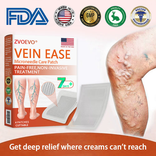 🌿🌟Zvoevo® Vein Ease Microneedle Care Patch(For Spider Veins, Varicose Veins, Swelling & Leg Fatigue) - Last Day Promotion 50% OFF