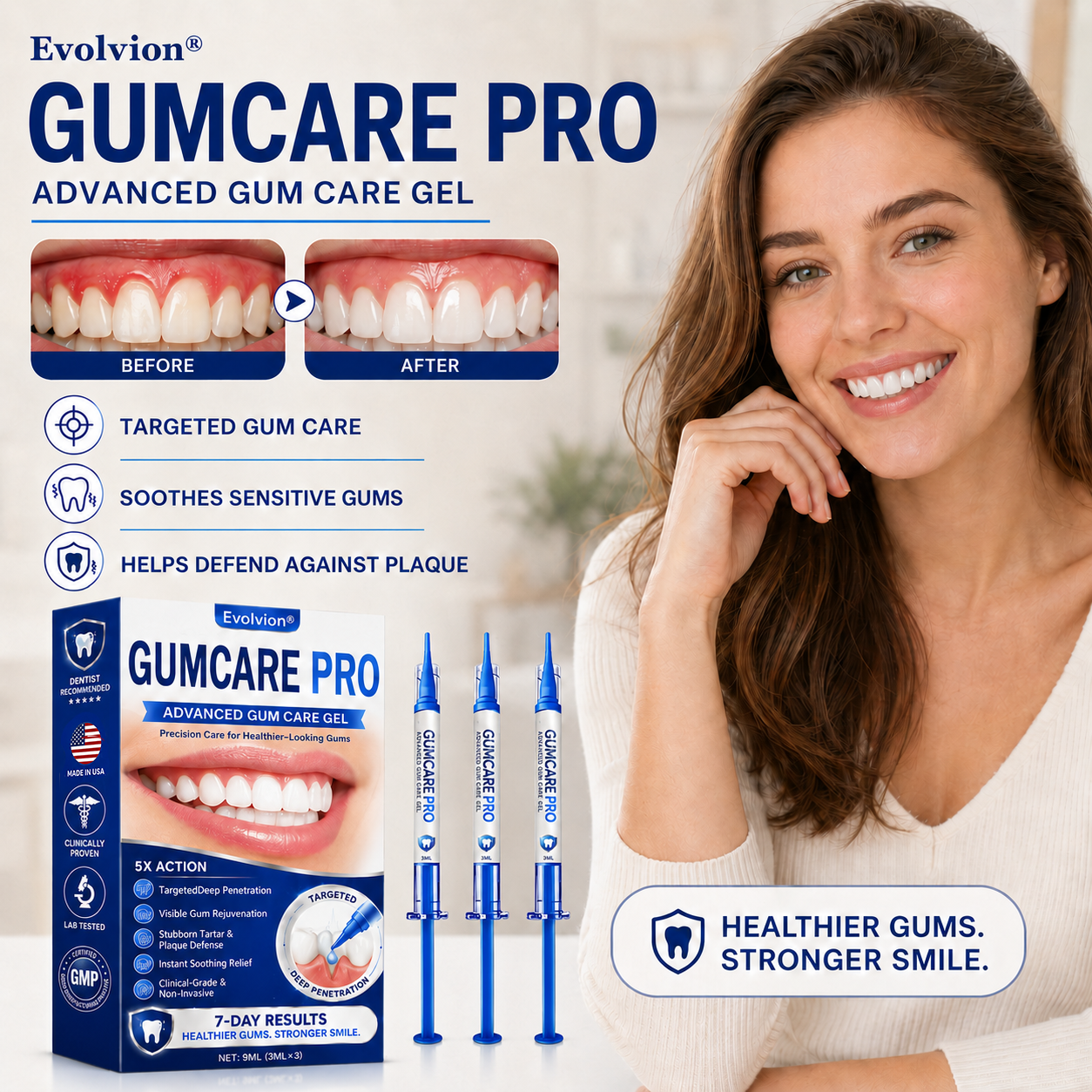 🇺🇸 👨‍⚕️✨ Evolvion® GumCare Pro Advanced Gum Care Gel