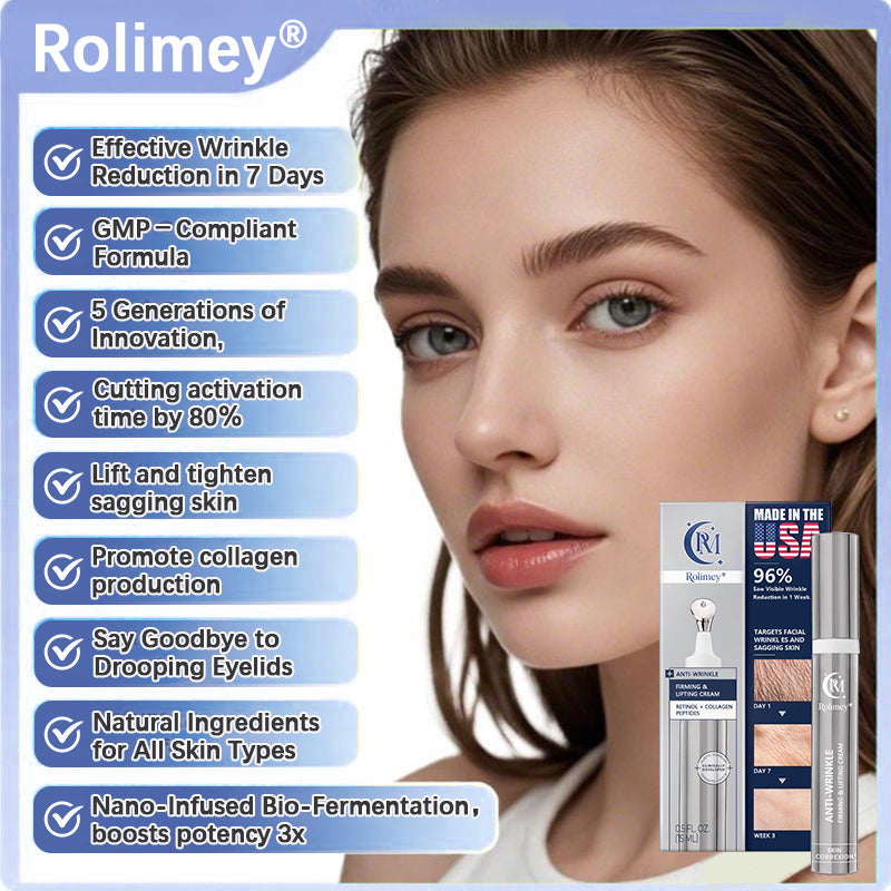 👨‍⚕️🫧Rolimey® NAD+ Retinol Firming & Lifting Cream – For Eye Bags, Dark Circles & Fine Lines | Last Day Sale: 60% OFF