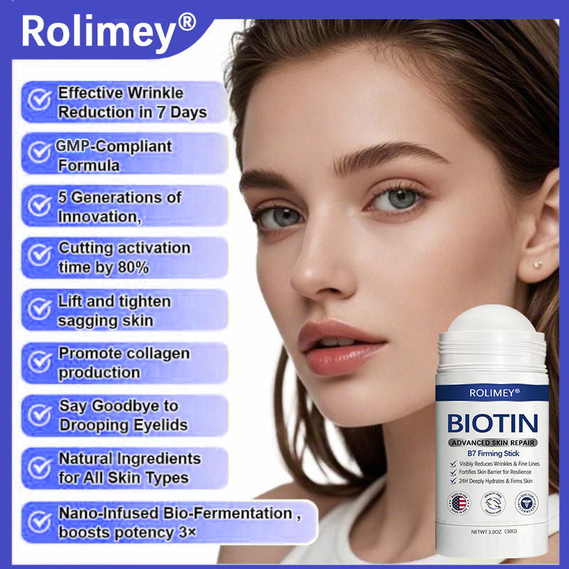 👨‍⚕️👨‍⚕️Rolimey® Biotin(B7) Firming Stick – Targets Aging, Sagging & Fine Lines | Final Day: Save 50%