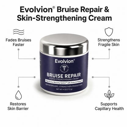 👩‍⚕️Evolvion® Bruise Repair & Skin-Strengthening Cream-Advanced daily care for bruise-prone skin