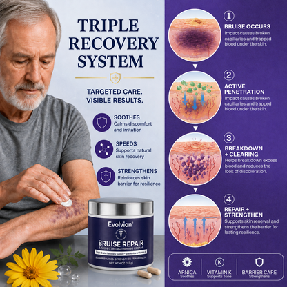 👩‍⚕️Evolvion® Bruise Repair & Skin-Strengthening Cream-Advanced daily care for bruise-prone skin