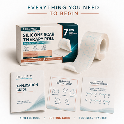 👩‍⚕️👩‍⚕️TRILUMIA® SILICONE SCAR THERAPY ROLL  Help Soften, Flatten & Improve the Appearance of Raised Scars