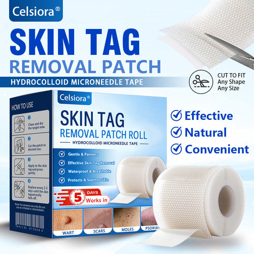 🎉👑Celsiora® Multi-Functional Microneedle Hydrocolloid Patch Roll | Targets Skin Tags, Warts & Stubborn Blemishes